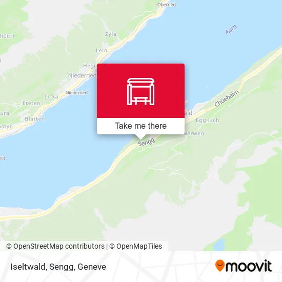 Iseltwald, Sengg map