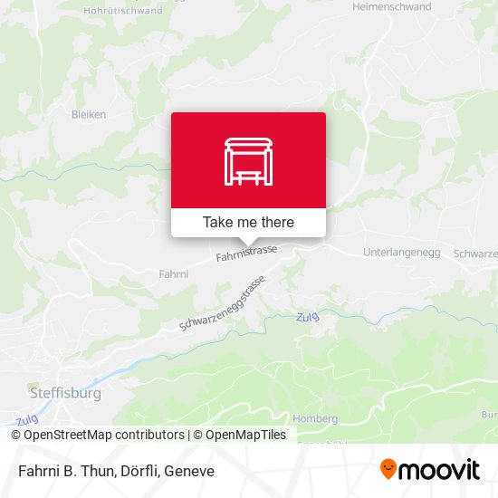 Fahrni B. Thun, Dörfli map