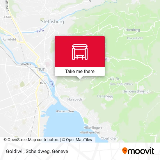 Goldiwil, Scheidweg map