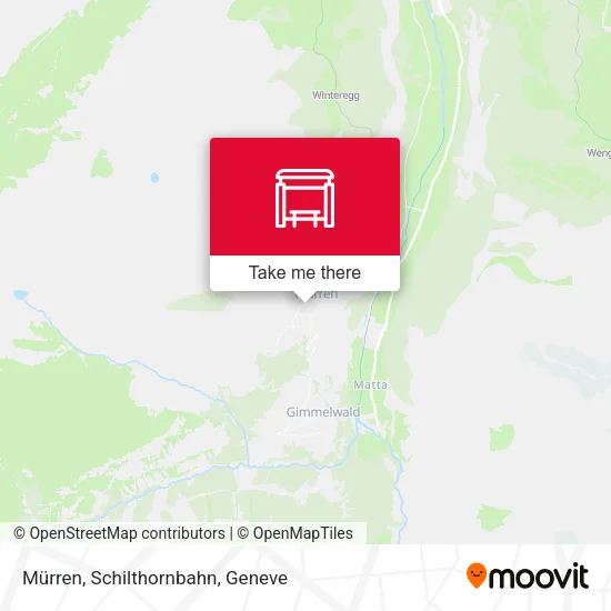 Mürren, Schilthornbahn map