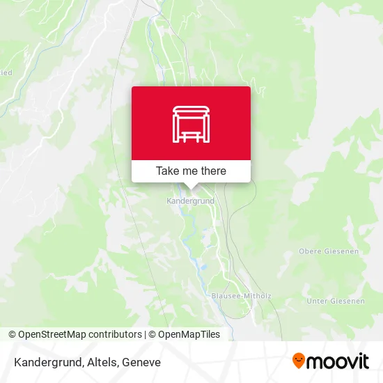 Kandergrund, Altels map