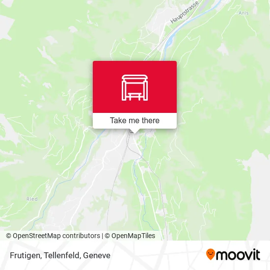 Frutigen, Tellenfeld map