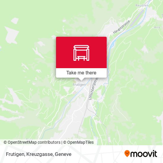 Frutigen, Kreuzgasse map