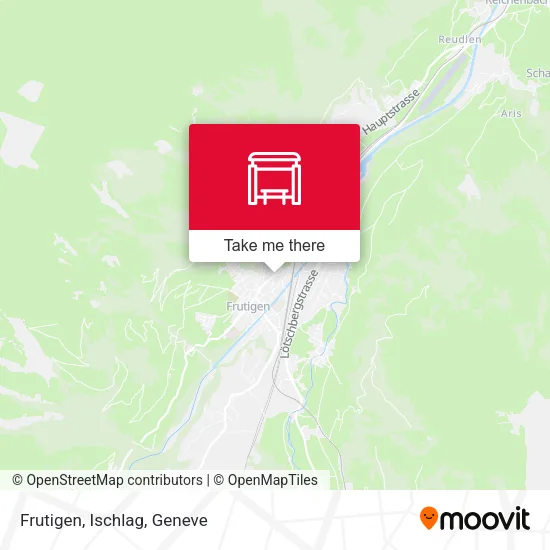 Frutigen, Ischlag map