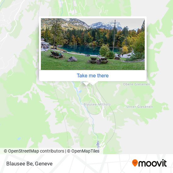 Blausee Be map