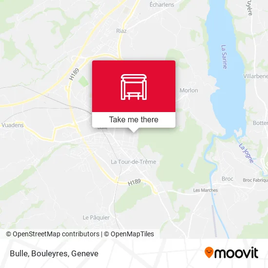 Bulle, Bouleyres map