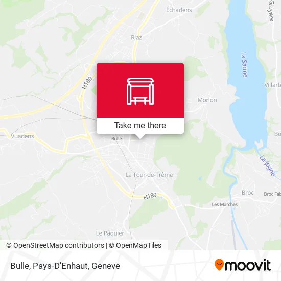 Bulle, Pays-D'Enhaut map