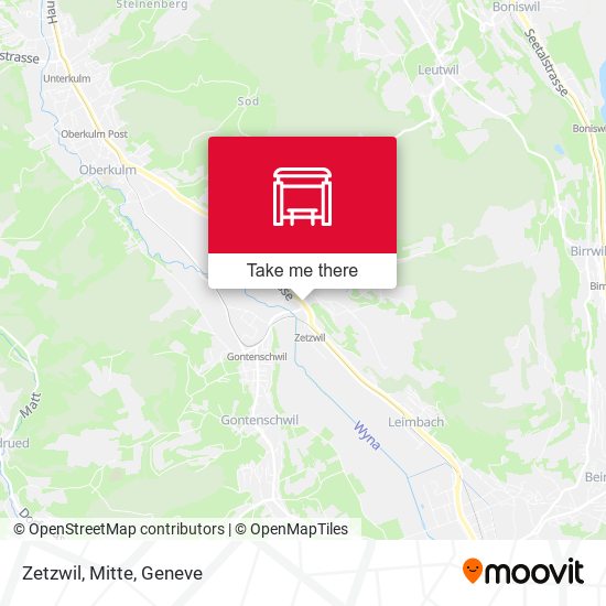 Zetzwil, Mitte map