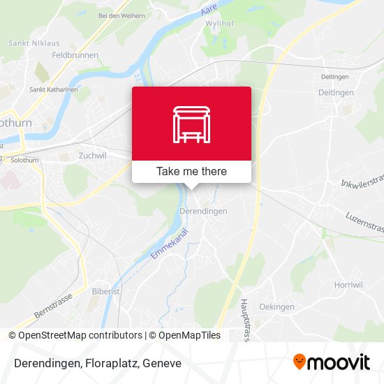 Derendingen, Floraplatz map