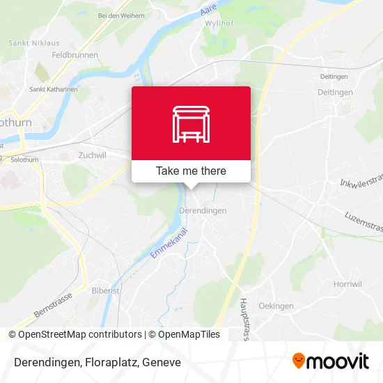 Derendingen, Floraplatz map