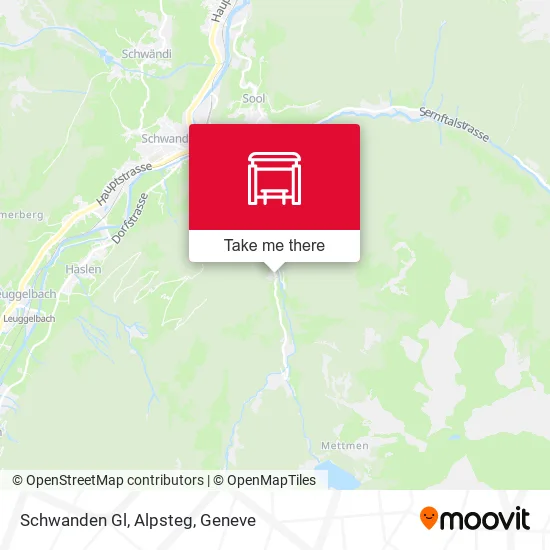Schwanden Gl, Alpsteg plan