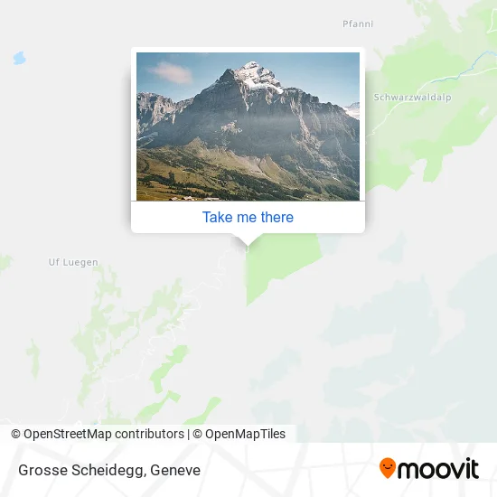 Grosse Scheidegg map