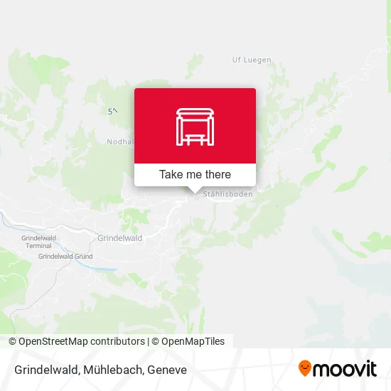 Grindelwald, Mühlebach map