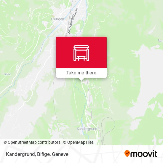 Kandergrund, Bifige map