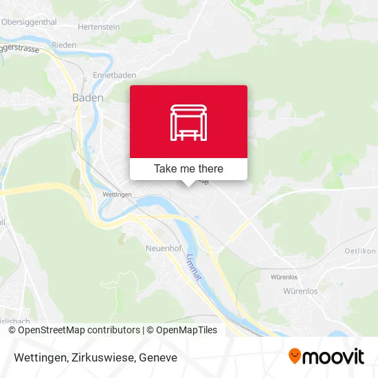 Wettingen, Zirkuswiese map