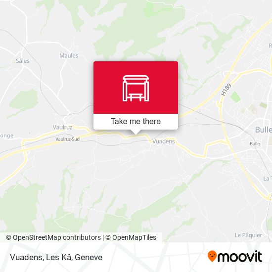 Vuadens, Les Kâ map