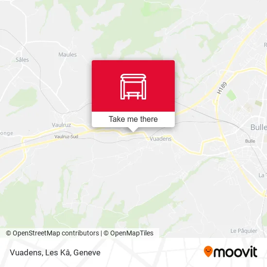 Vuadens, Les Kâ map