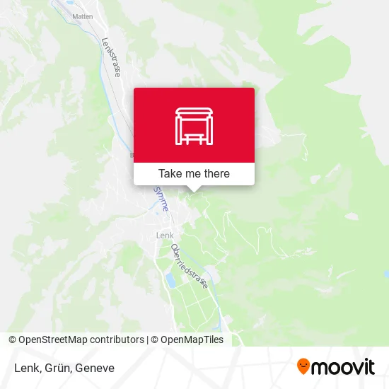 Lenk, Grün map