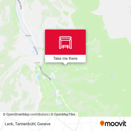 Lenk, Tannenbühl map