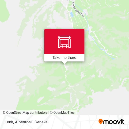 Lenk, Alpenrösli map
