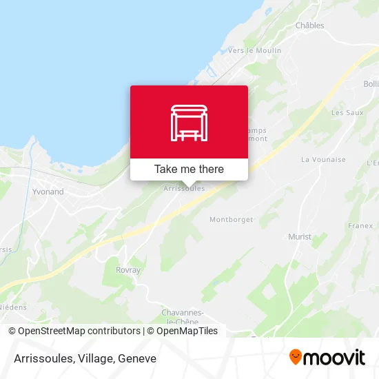 Arrissoules, Village map