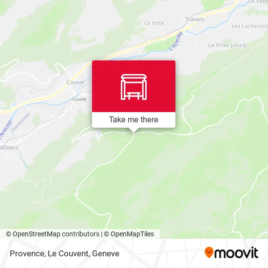 Provence, Le Couvent map