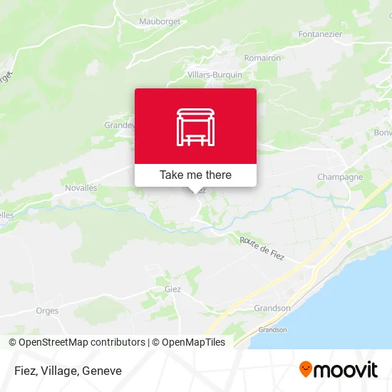 Fiez, Village map