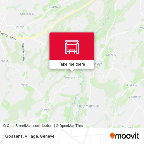 Gossens, Village map