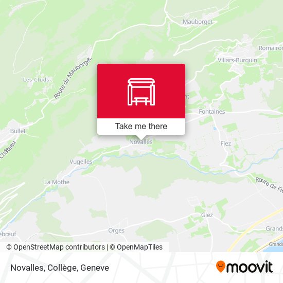 Novalles, Collège map