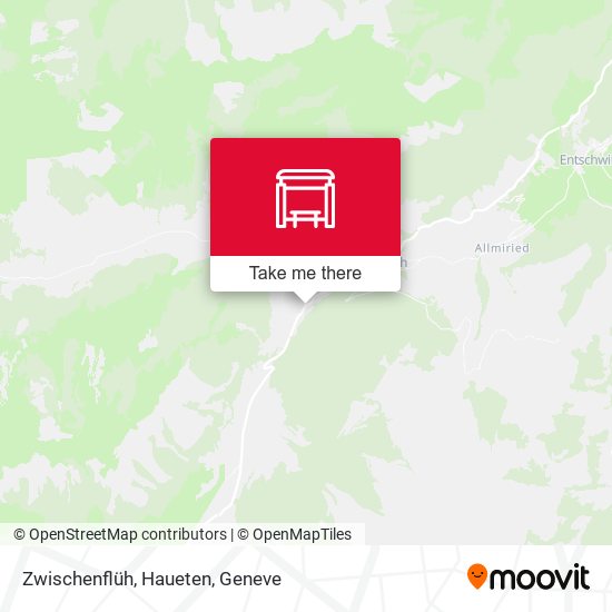 Zwischenflüh, Haueten map