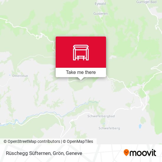 Rüschegg Süfternen, Grön map