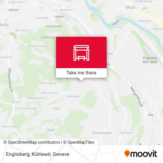 Englisberg, Kühlewil map