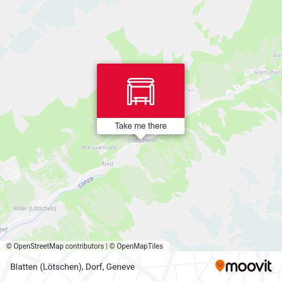Blatten (Lötschen), Dorf map