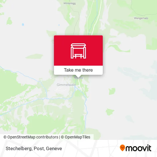 Stechelberg, Post map
