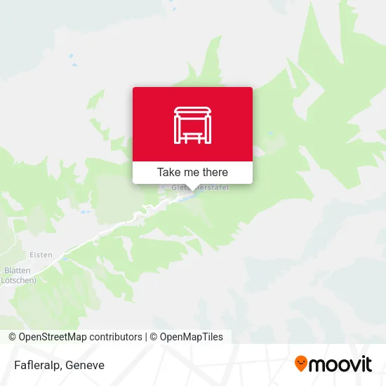 Fafleralp map