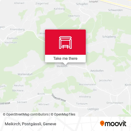 Meikirch, Postgässli map