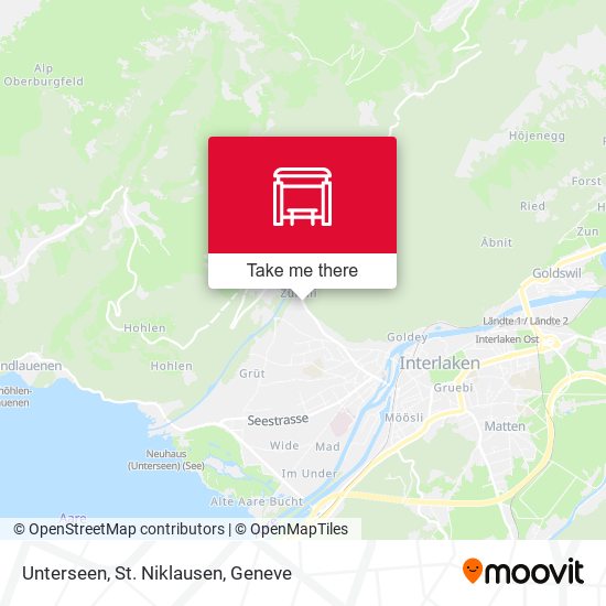 Unterseen, St. Niklausen map