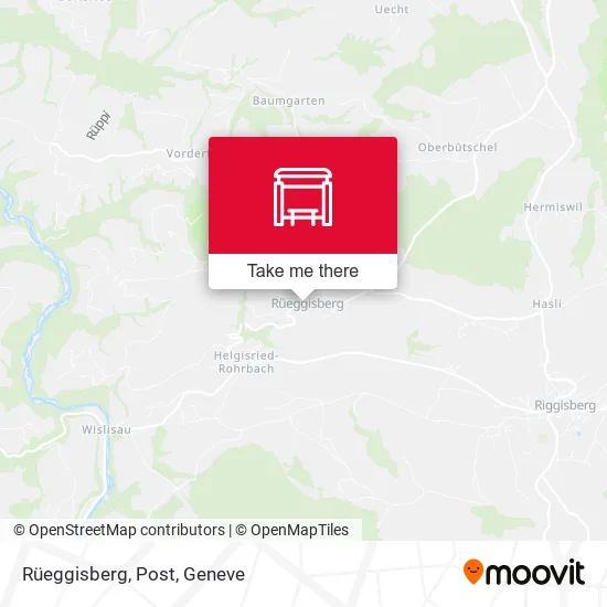 Rüeggisberg, Post map