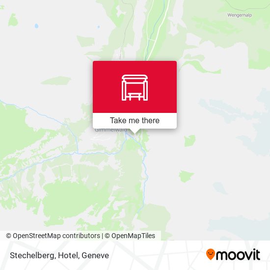 Stechelberg, Hotel map