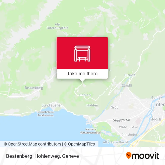 Beatenberg, Hohlenweg map