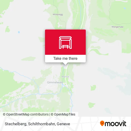 Stechelberg, Schilthornbahn map