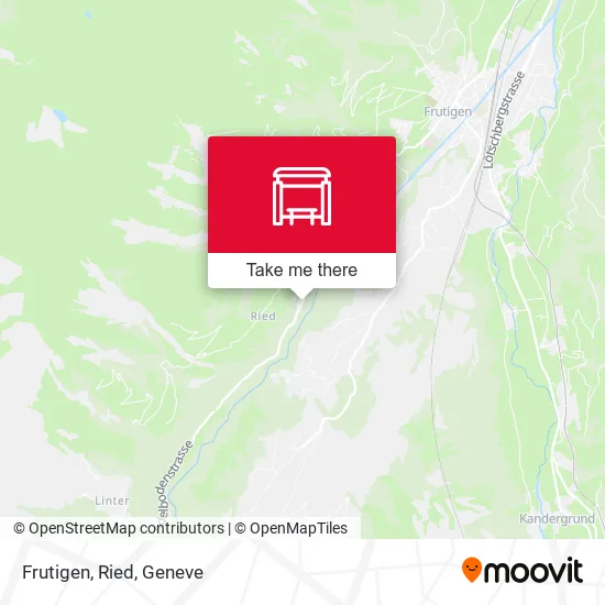Frutigen, Ried map