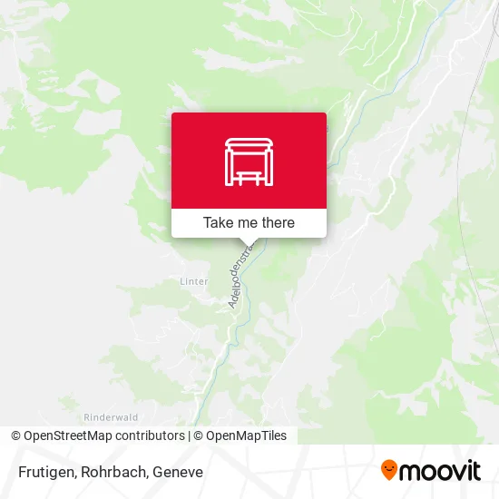 Frutigen, Rohrbach map