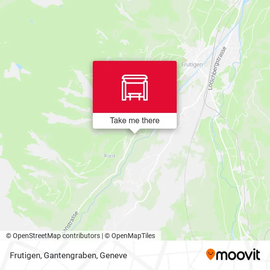 Frutigen, Gantengraben map