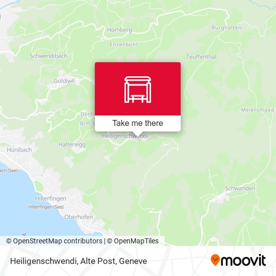 Heiligenschwendi, Alte Post map