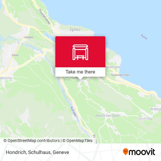 Hondrich, Schulhaus map