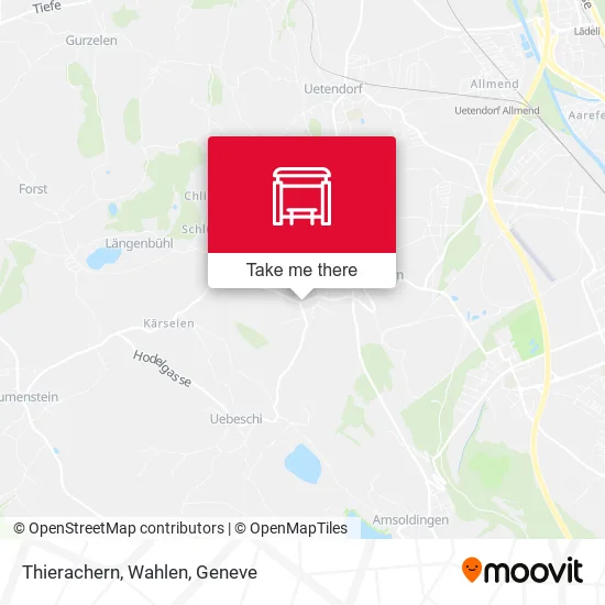 Thierachern, Wahlen map