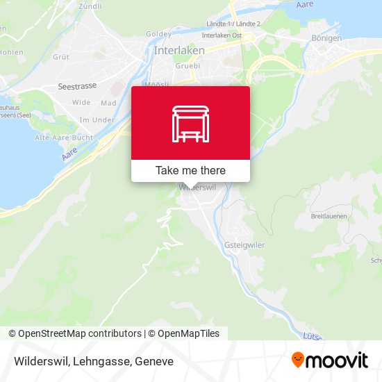 Wilderswil, Lehngasse map