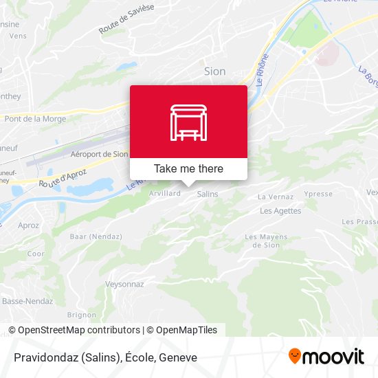 Pravidondaz (Salins), École map