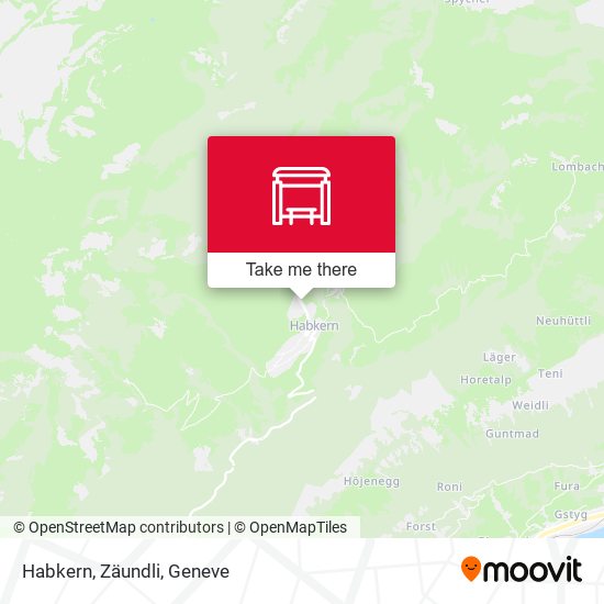 Habkern, Zäundli map